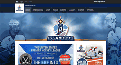 Desktop Screenshot of islandersusphl.com
